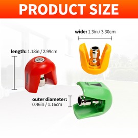 solsinsy Replacement SPX3000-TPS 5-Piece Quick-Connect Spray Tip Set for SPX 3000 Series + Universal Pressure Washers, SPX 3000 Series - 0, 15, 25, 40 Degree, Soap (5Pcs)