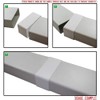 Kair Rectangular Straight Connector 150mm x 70mm Flat Pipe Joint