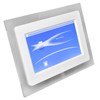 7 Inch Digital Picture Frame 800x480 Single Function Right Angle