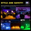 Nilight RGB LED Rock Lights Kit 10 Pods Underglow Multicolor