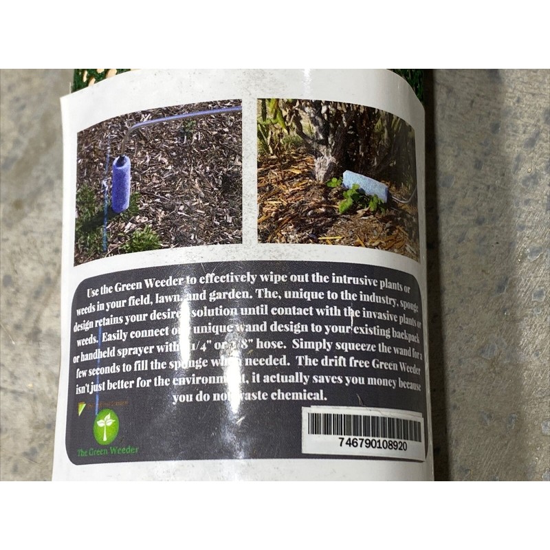 The Green Weeder Sponge Garden Lawn Grass Weed Killer Remover