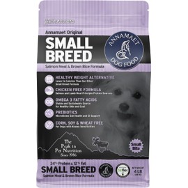 Annamaet Original Small Breed Salmon Formula Dry Dog Food, (Salmon & Brown Rice), 4-lb Bag