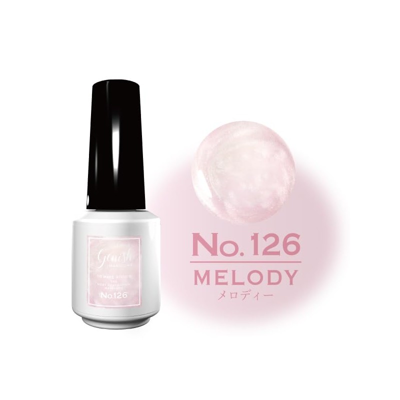 Cosmetic de Vote Genish Manicure 126 Melody Gel Nails Cured