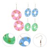 SAFIGLE Unique Swimmer Ring Earrings Lightweight Dangle Earrings for Women