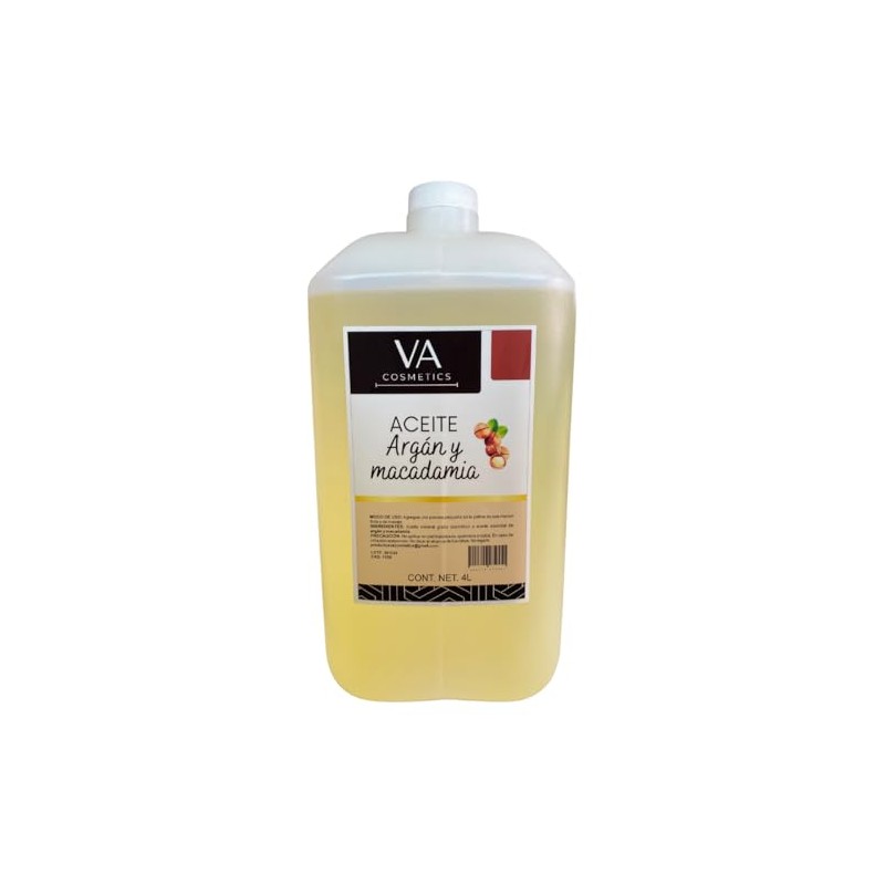 Aceite Argán Y Macadamia Cuidado Del Cabello 4 Litros VA