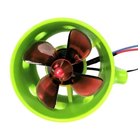 1000KV Underwater Brushless Motor Clockwise with with 4-Blade Propellers 12-24V Waterproof Electric Motor Drive Engine for RC Bait Boat Nest Ship