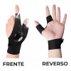 EGTMA Par De Guantes De 2 Dedos Con Luz Led