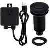 Garbage Disposal SinkTop Air Switch Kit with Long Button,Brass Made