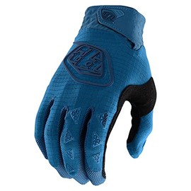 Troy Lee Designs X Oakley Vision Air Glove for Mountain Bike/BMX/Motorcycle/Dirtbike, Breathable, Silicon Grips AIR Glove; Slate Blue LG