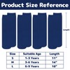 Toddler Baseball and Soccer Socks for Kids - Boys Navy