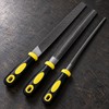 8-Inch Professional High Carbon Steel File Set – Flat, Round