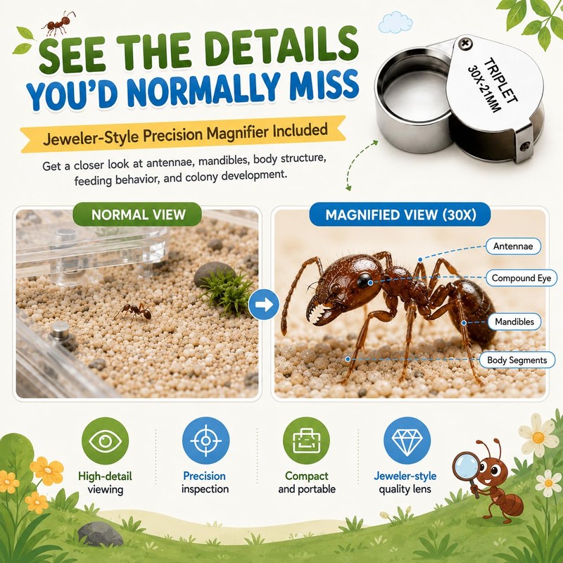 RIMSUNTA Terra Core Link - Expandable Ant Nest Formicarium with