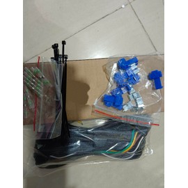 YIBEICO 30FT 4 Pin 5 Wire Trailer Wiring Harness Kit,18AWG Pure Copper Wires with Tinned Ends to Prevent Wear, for Connection of Tail Lights, Brake Lights and Turn Signals(30FT)