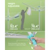 SONGMICS Umbrella Drying Rack, Retractable Outdoor Drying Rack, Height Adjustable,
