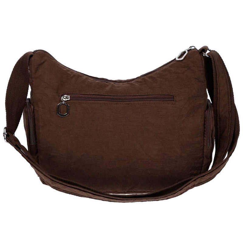 Christian Wippermann Women's Canvas Shoulder Bag, brown