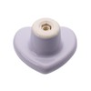 6Pcs Furniture Ceramic Knobs Heart Shape Ceramic Cupboard Drawer Knobs