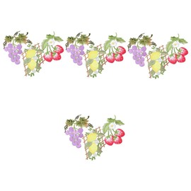 Angoily 12 pcs Fruit Embroidered Sew Patches Strawberry Grape Lemon Decorations for Clothes Easy to Use Durable Cloth Patches for Clothes Repair and Style Enhancement