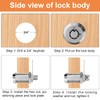 Cam Locks Keyed Alike 5/8" RV Storage Lock 4PCS RV