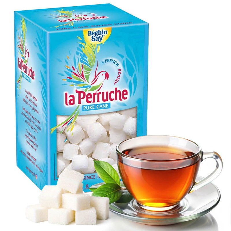 La Perruche Pure Cane White Sugar Cubes (250g/8.8oz box) |