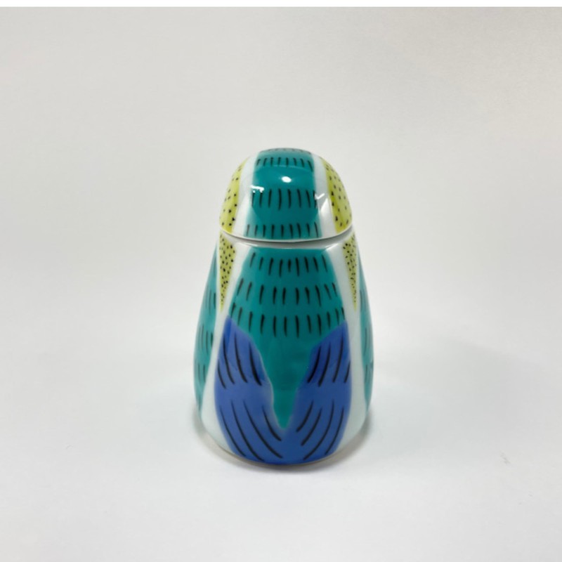 IPPINKA Japanese Arita Ware Non-Drip Soy Sauce Dispenser - Kingfisher
