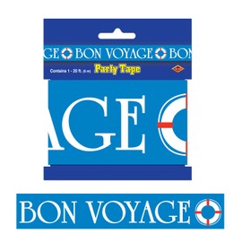 Bon Voyage Party Tape Party Accessory (1 count) (1/Pkg)