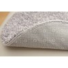 Soft Mix Shaggy, Round Chair Pad, Thread, Size: Approx. 13.8