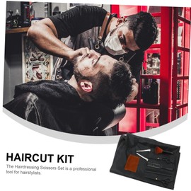 VICASKY 1set Hair Cutting Scissors Kit Thinning Shears Hair Combs and Styling Cape Professional Hairdressing Tools for Home Salon Use