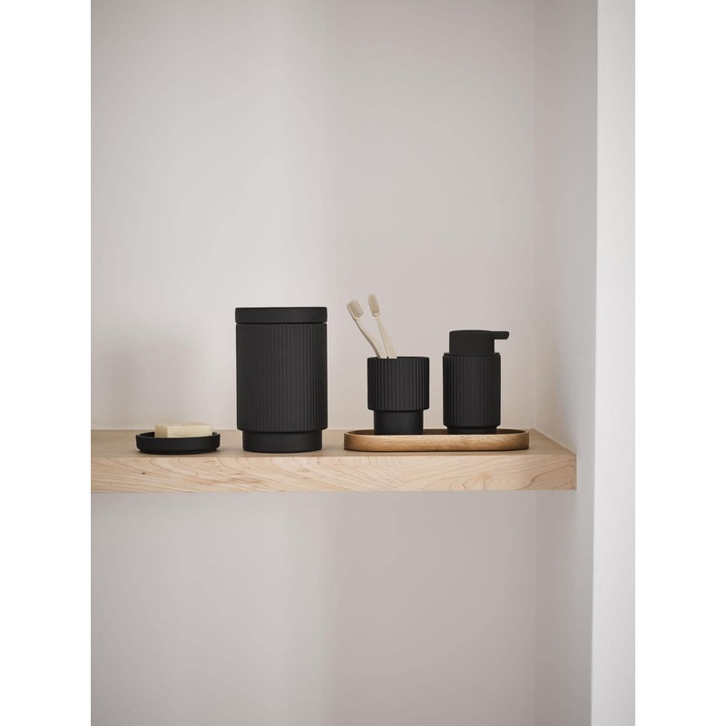 Marc O'Polo Soap Dispenser The Wave Anthracite 7.5 x 7.5