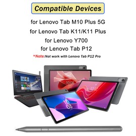 Tab Pen Plus for Lenovo Tab Pen Plus AP500U,AP501U Compatible with Lenovo Tab Plus,Tab M11,Tab P12,Tab K11/K11 Plus,Tab Y700,Tab M10 Plus 5G Support LPP 2.0 Protocols