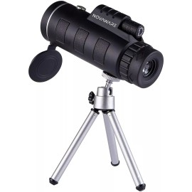 Vivreal NOVAWARE 12X50 Monocular Telescope Smartphone Camera Tripod Hiking Outdoor BAK4