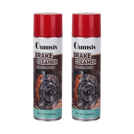 OUMSIS Brake Cleaner, Non-chlorinated Brake Cleaner Spray Can, Oil-Dust-Rust Remover for Disc, Caliper, Spring, Clutch, Rotor, Pad, 14.82 oz 2Can