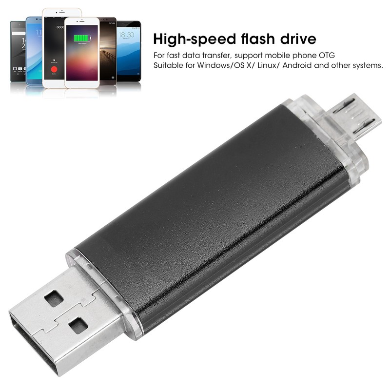 USB Flash Drive OTG Memory Stick 2 in 1 Micro