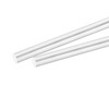 sourcing map Round Solid Aluminum Rod 6mm Diameter 300mm Length