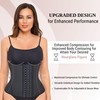Latex Waist Trainer For Women - Black Underbust Corset Top