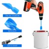 4 Pcs Resin Mixer Paddles for Drill Plastic Epoxy Mixer
