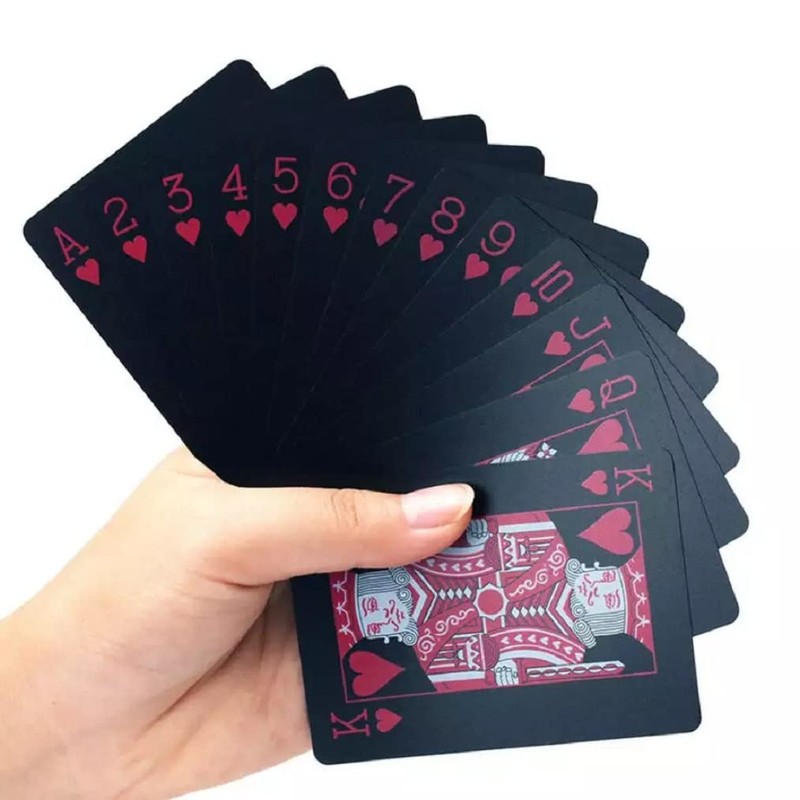Rock Ridge Magic Luxury Black Plastic Water Proof Playing Cards