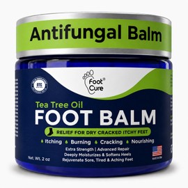 Bálsamo para pies con aceite de árbol de té/humectante para pies secos y agrietados Hidrata y alivia instantáneamente la piel irritada y el pie de atleta El mejor cuidado de los pies para mujeres y