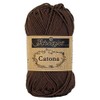 Scheepjes Catona Cotton Yarn, 162 Black Coffee, 1x25g