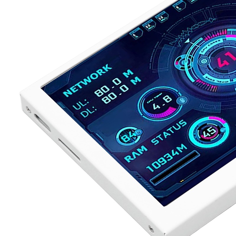 5in Computer Temp Monitor IPS USB Mini Screen PC Sensor