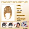 Clip-In Fringe Hairpiece, One Piece Hairpieces, Hair Extensions, Clip in