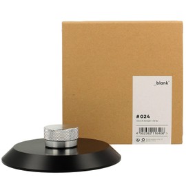 _blank #024 | Vinyl Record Clamp VC80 for Fixing the Vinyl Record to the Turntable | Plate Clamp | Clamp | Aluminium | Silver