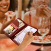 BVYA Server Book for Waitress, 5x9 Inch Server Book with