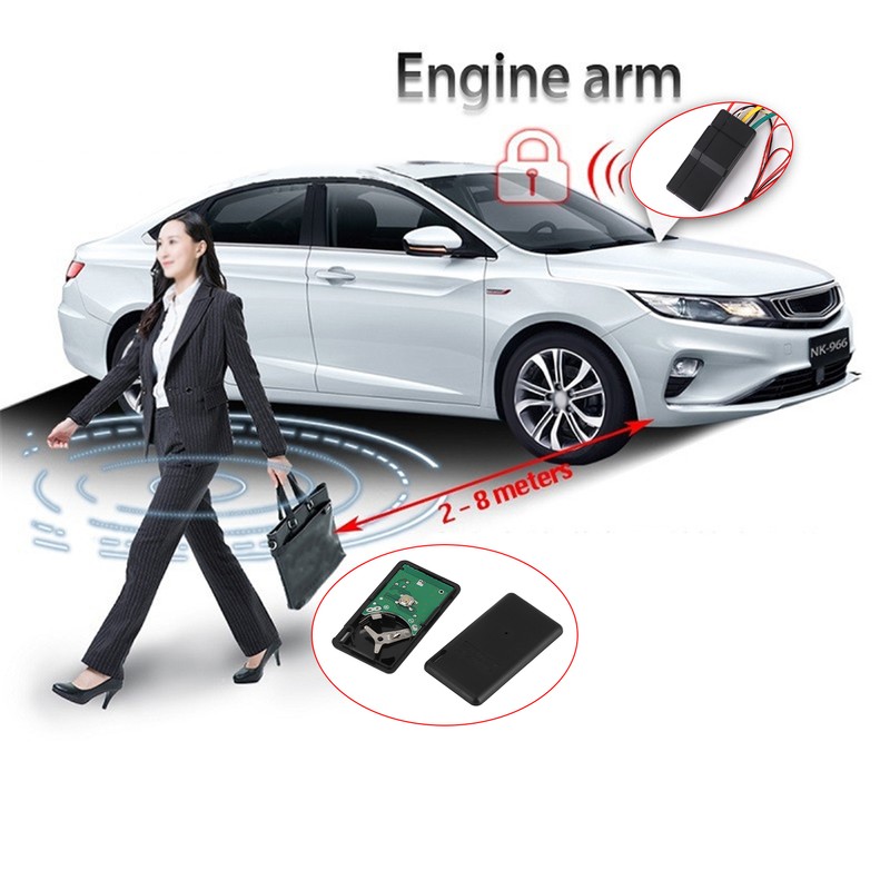 2.4GHZ Engine Immobilizer Anti Hijacking Alarm System Intelligent Circuit Cut