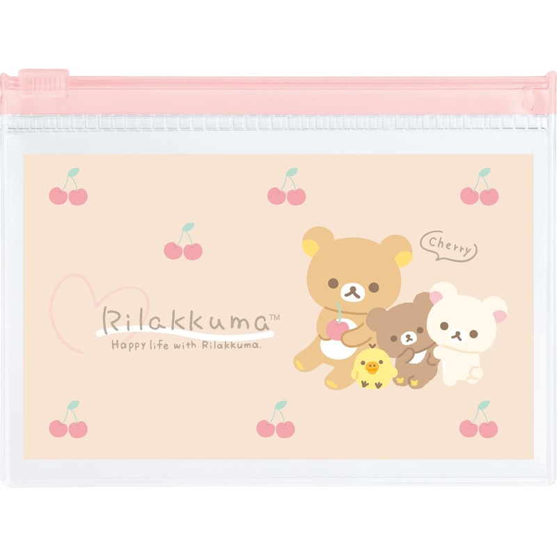 San-x Rilakkuma Clear Case Set BV46702 6.3 x 7.2 x