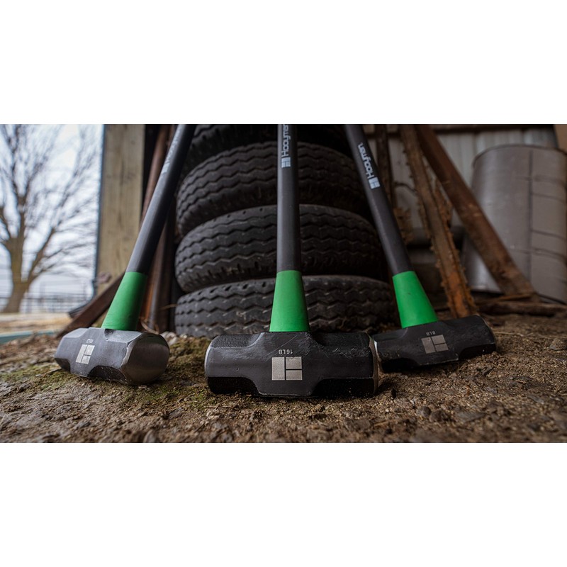 Hooyman 10lb Sledge Hammer with Heavy Duty Construction, Ergonomic No-Slip