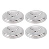 4pcs Coffee Filter Stainless Steel Reusable Filter Rust Resistant Effective