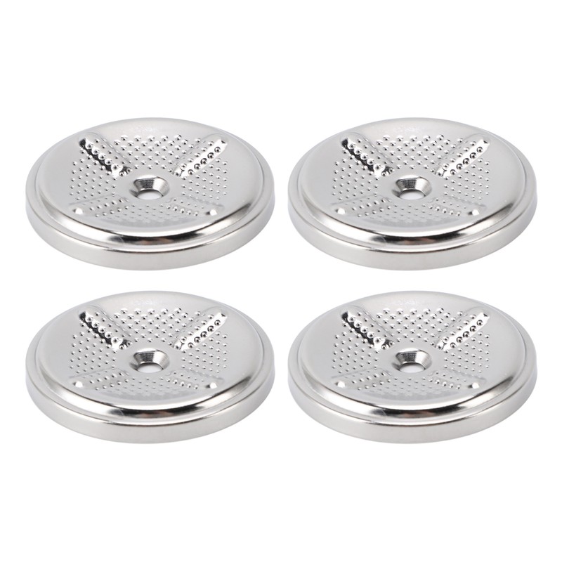 4pcs Coffee Filter Stainless Steel Reusable Filter Rust Resistant Effective