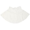 Silk lace neck cover white