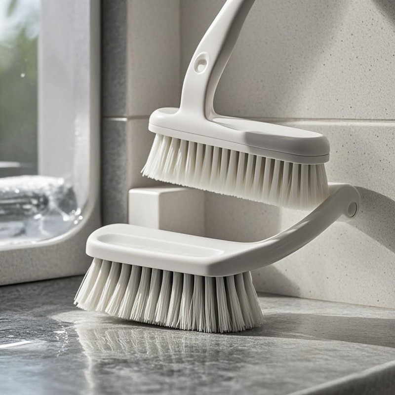 Ezprotekt Cleaning Shower Scrubber with Durable Bristles,Cleaner Brush, Cleaning Brushes,