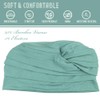 Alnorm Sleep Cap Layered Hat Full Head Coverage Jade Green